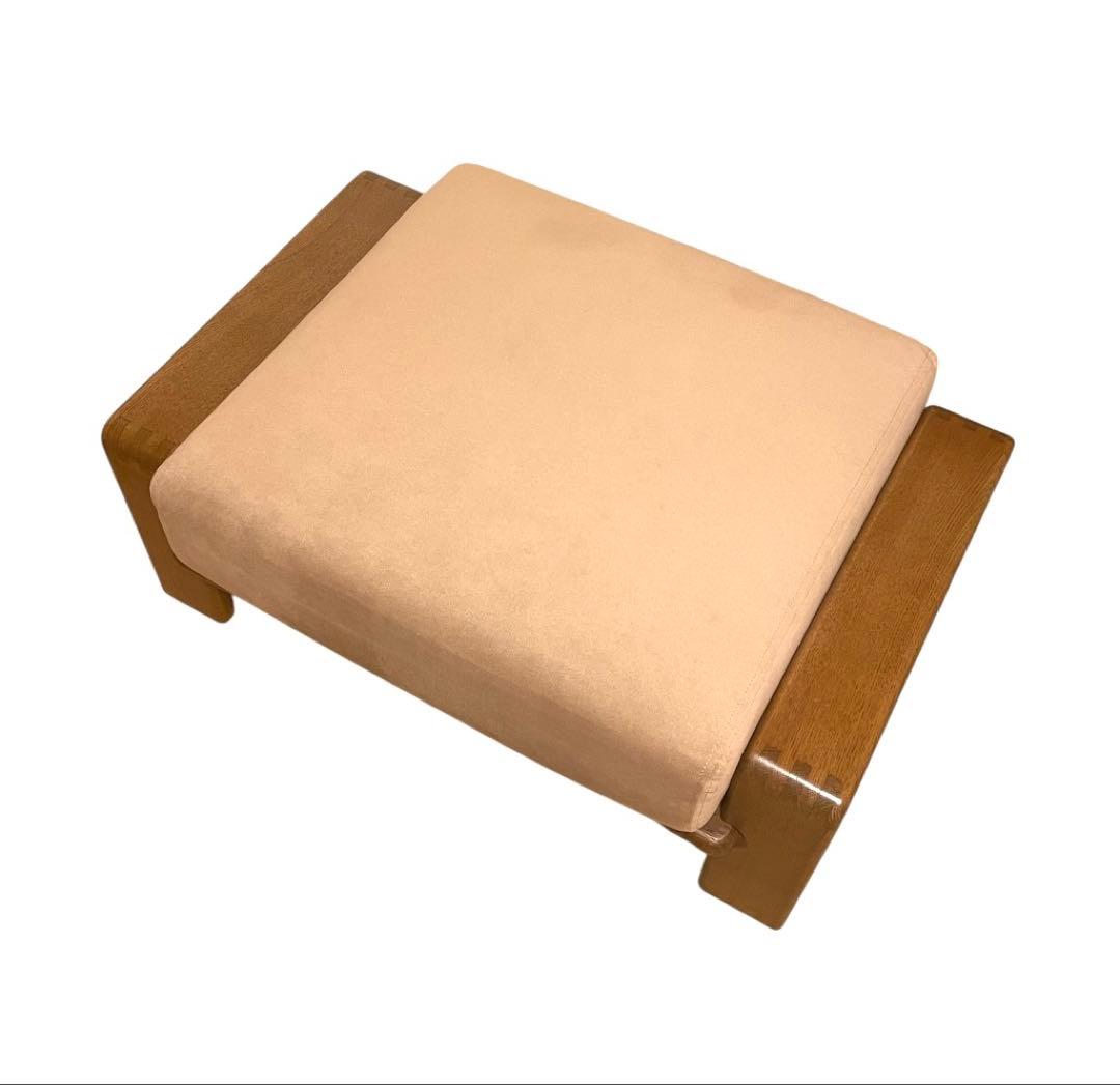 ●希少 HOCK カンディハウス 名作 ボルス ソファ スツール●