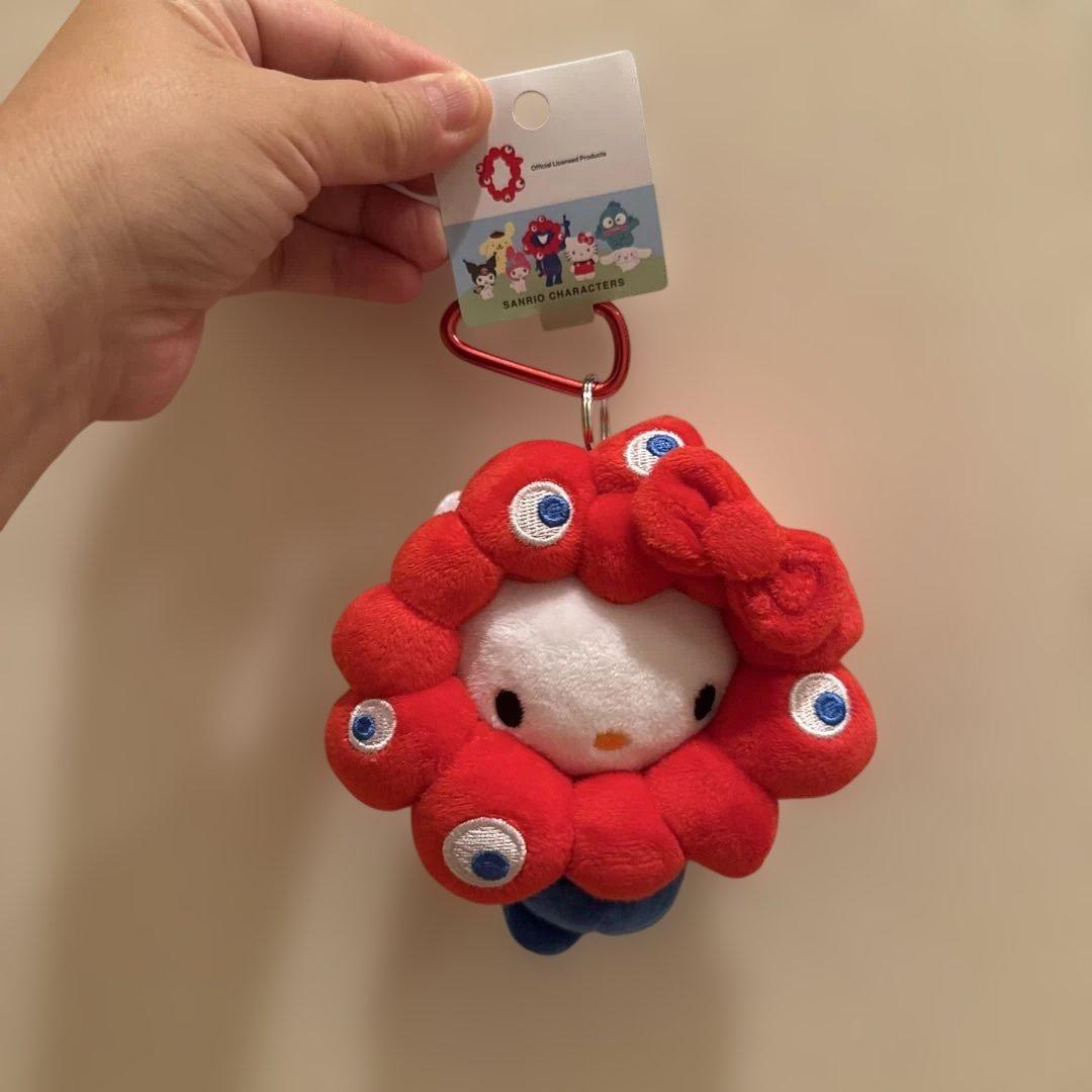 ハローキティー　万博2025 ミャクミャク　カラビナ付き