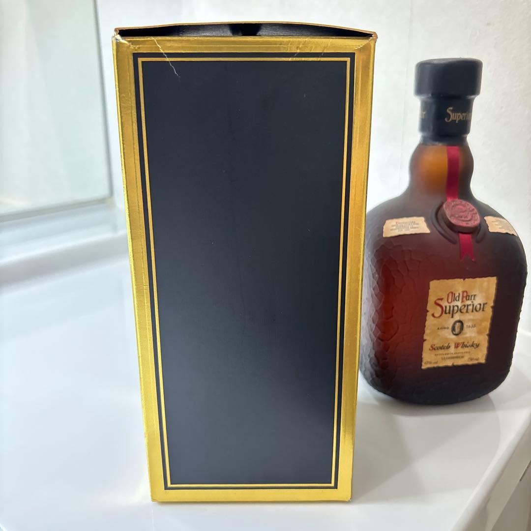 匿名発送　Old Parr Superior スコッチウイスキー 750ml