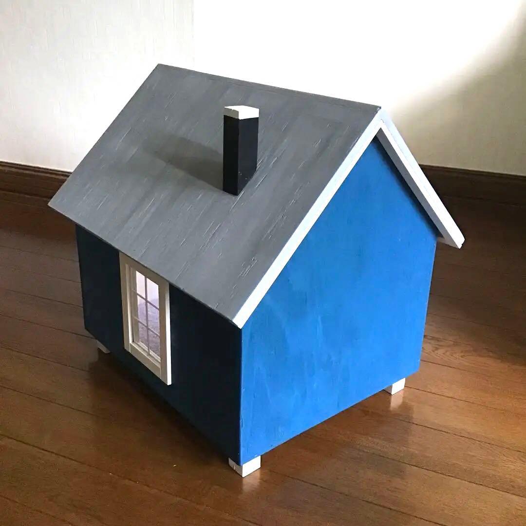 おしゃれな洋風扉付きwoodイヌ・ネコ小動物ペットハウス