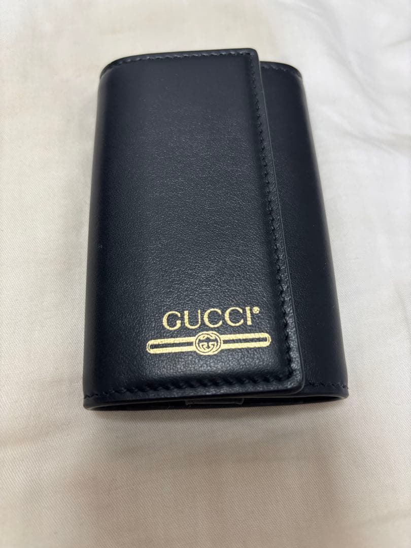 m*z様 【超メルカリ市限定価格】【未使用品】GUCCI ブラック レザー キー