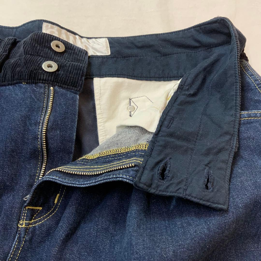 GANRYU コムデギャルソン デニム サルエルパンツ EL-P003