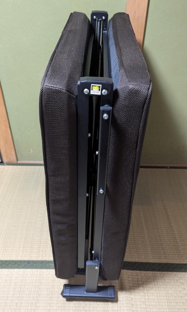 キャスター付き 折りたたみベッド シングル