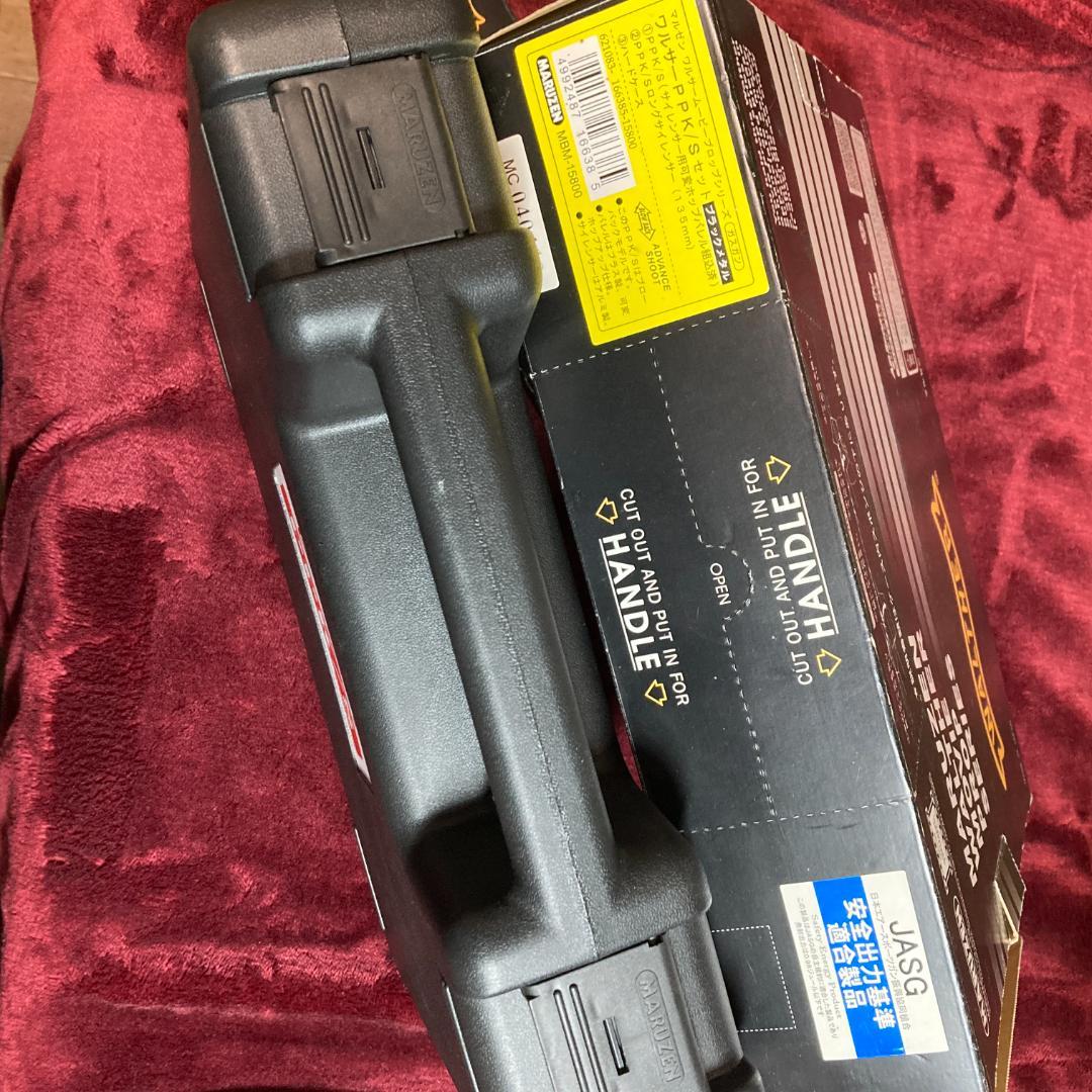 美品 マルゼン ワルサー PPK/S ブラックメタル ムービープロップ 予備マグ