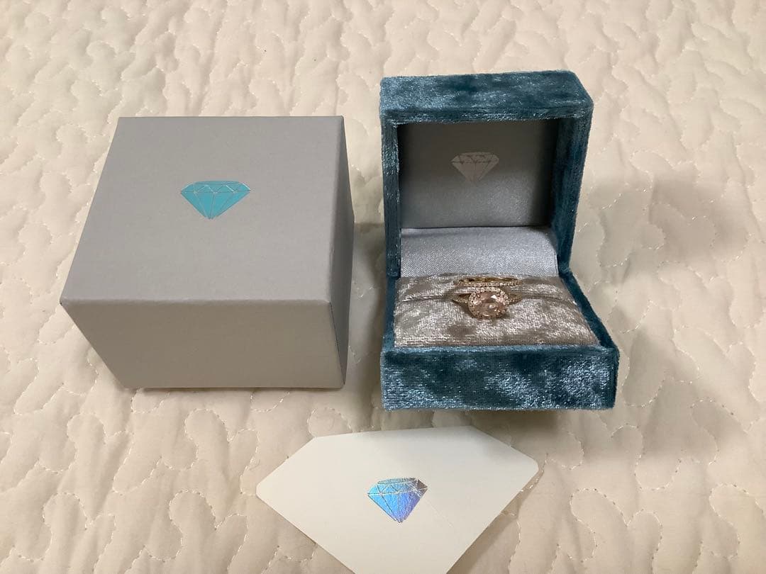 ［アリアーレ］リングダイヤ　モルガナイトMG8.5号　櫻井彩子さん