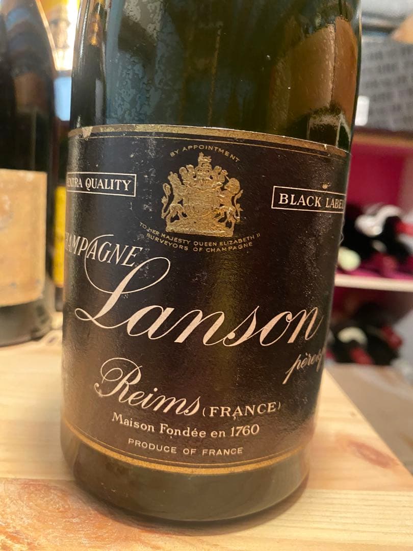 旧ラベル N.V Lanson プレミアム・ブラックラベル シャンパン