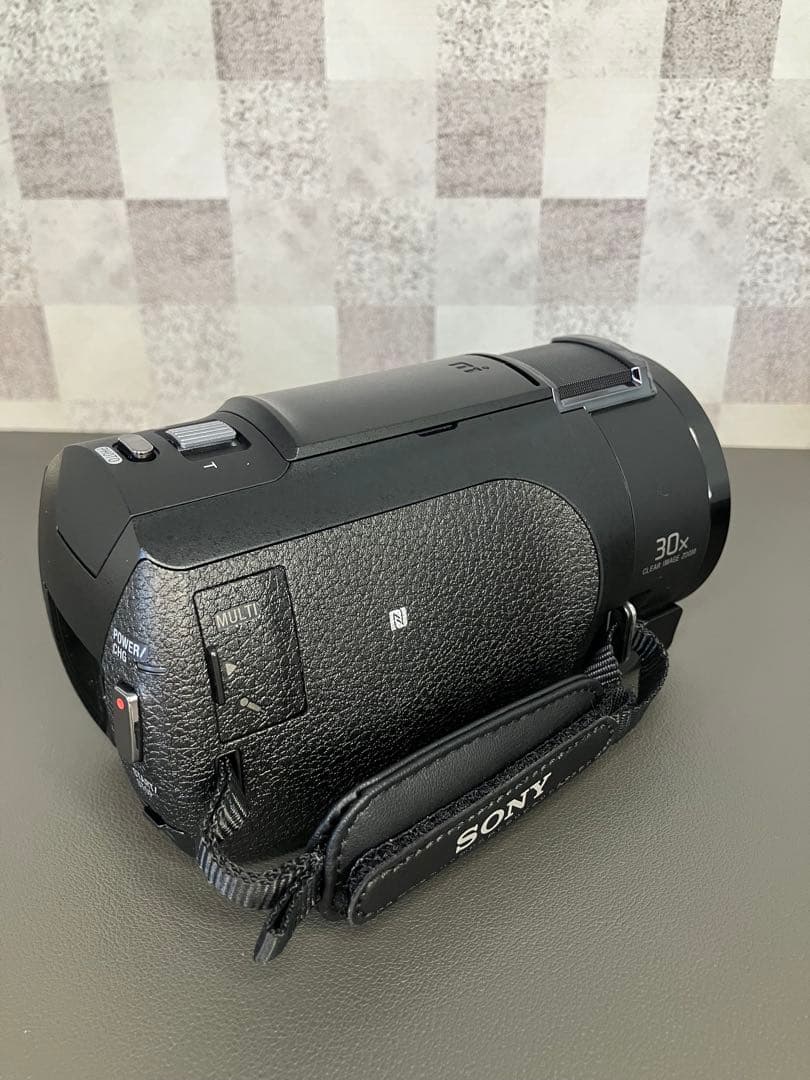 【美品】SONY 4Kビデオカメラ FDR-AX45A（ブラック）