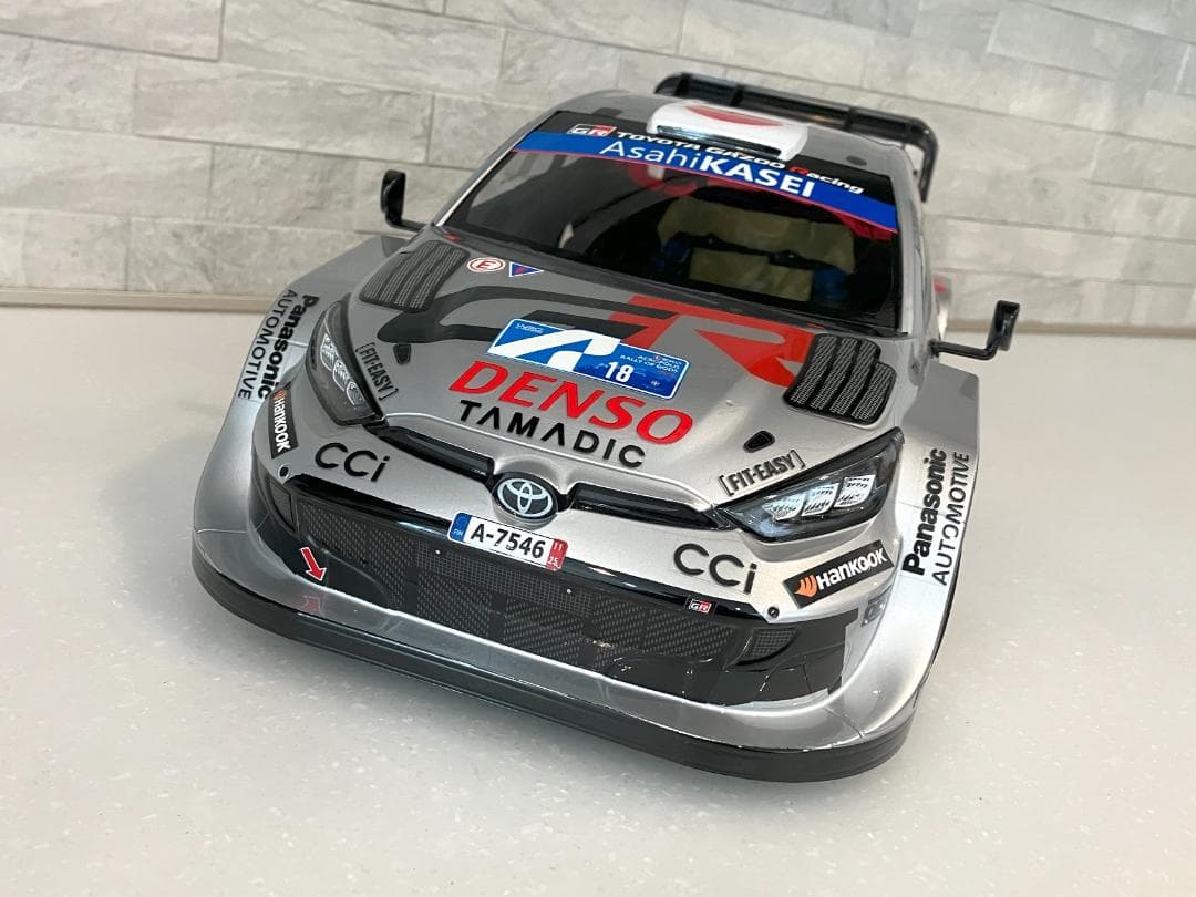 タミヤRCボディ ヤリス WRC2025 ラリーギリシャ・アクロポリス 勝田選手