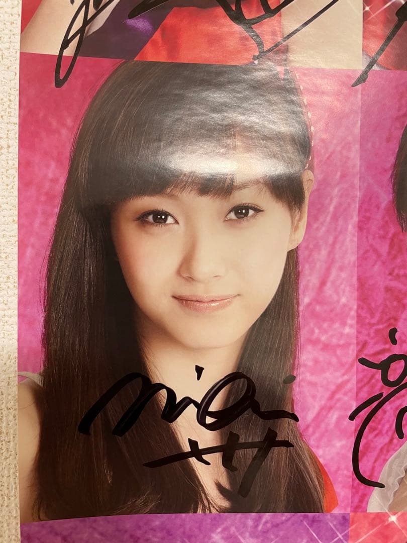 【値下げ可】シャイニングバタフライ サイン入りポスター