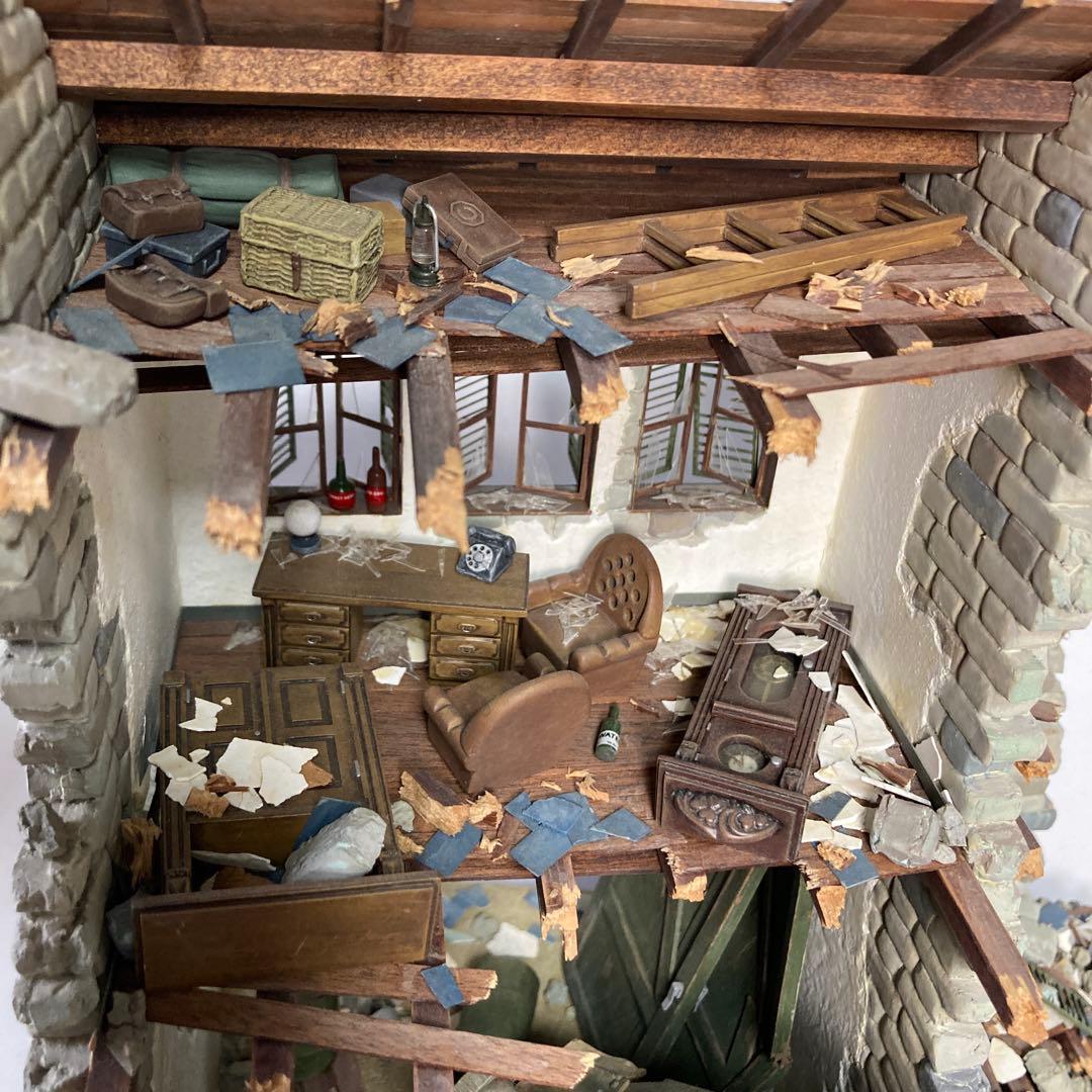 戦場ディオラマ模型完成品1/35