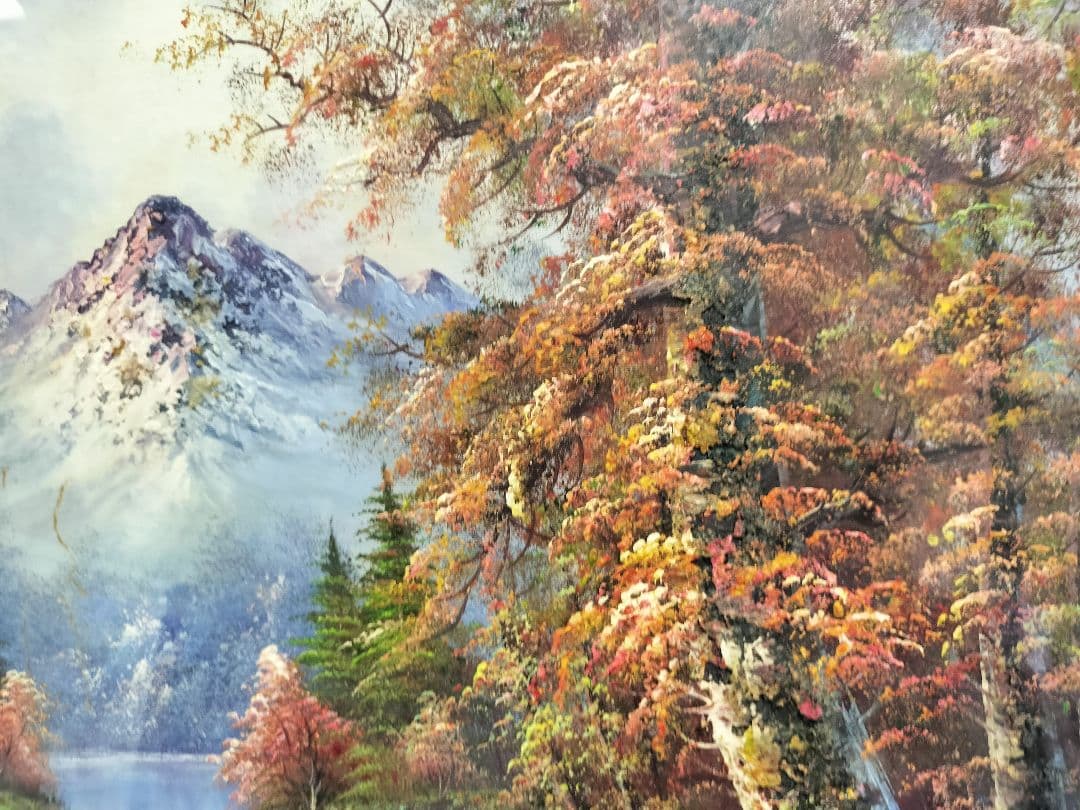 油彩画 F12サイズ 額縁 FRANKLIN