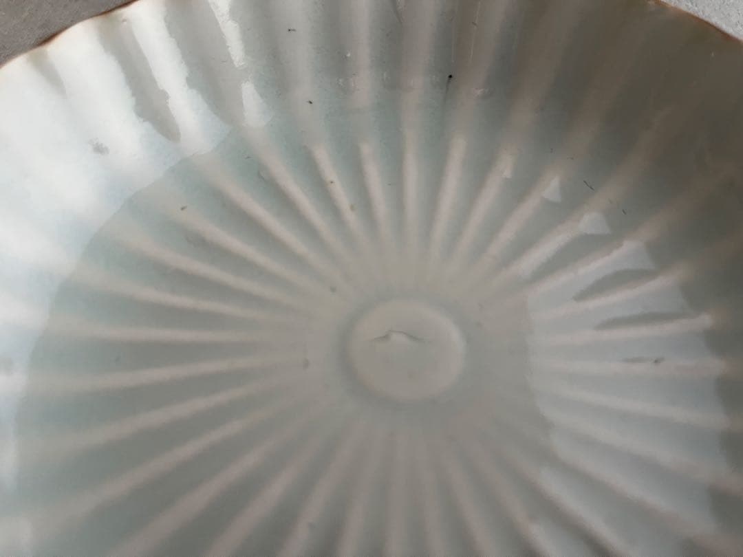 古伊万里 白磁 輪花 膾皿 なます皿 4客 江戸時代