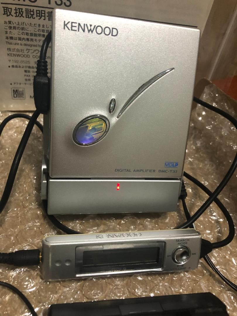 KENWOOD DMC-T33 ポータブルMDプレーヤー　MDLP対応