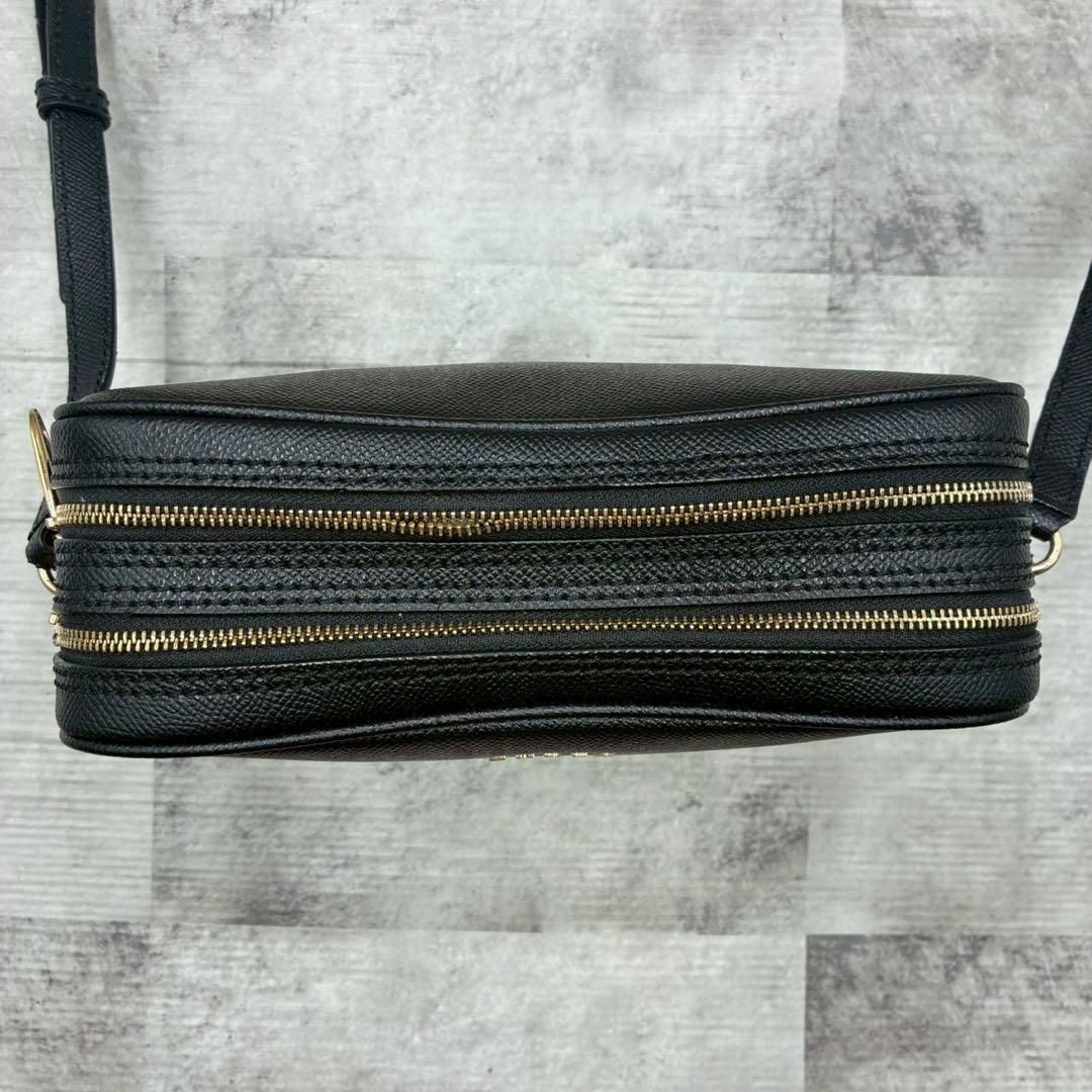 美品 フルラ リリー Wファスナー カメラバッグ ショルダーバッグ クロスボディ