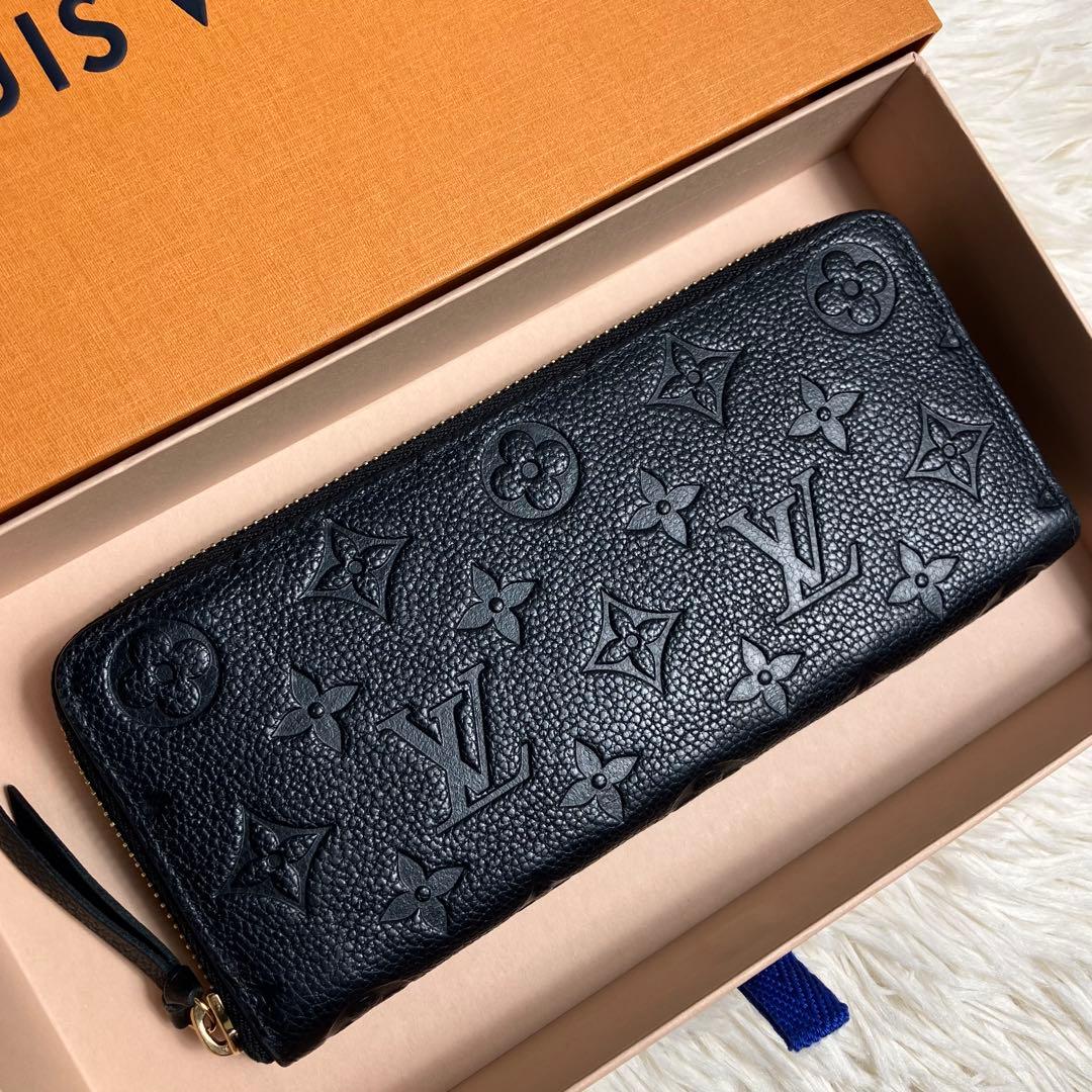 【未使用級】モノグラム アンプラント ジッピーウォレット ノアール FRID搭載