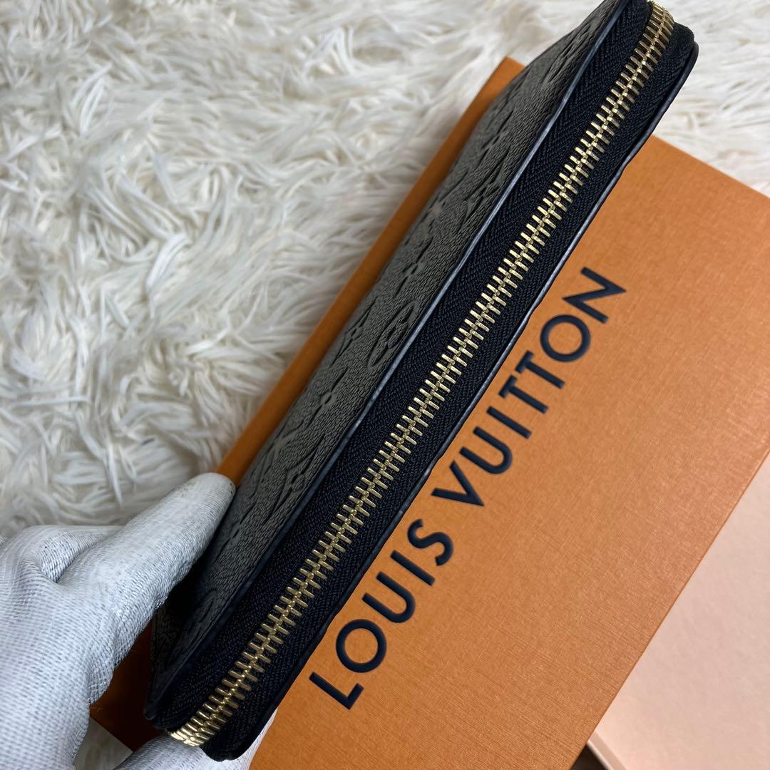 【未使用級】モノグラム アンプラント ジッピーウォレット ノアール FRID搭載