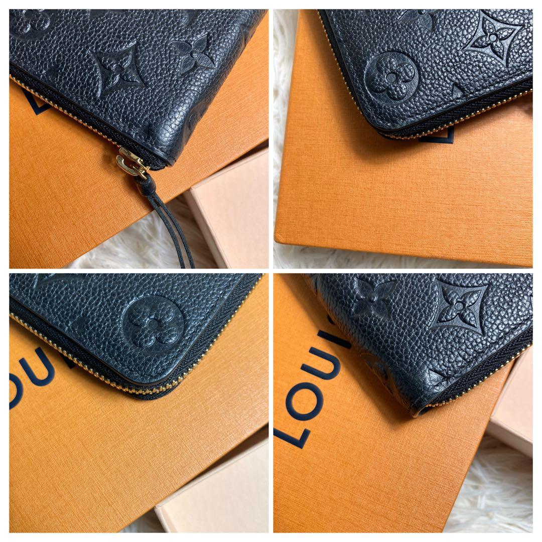 【未使用級】モノグラム アンプラント ジッピーウォレット ノアール FRID搭載