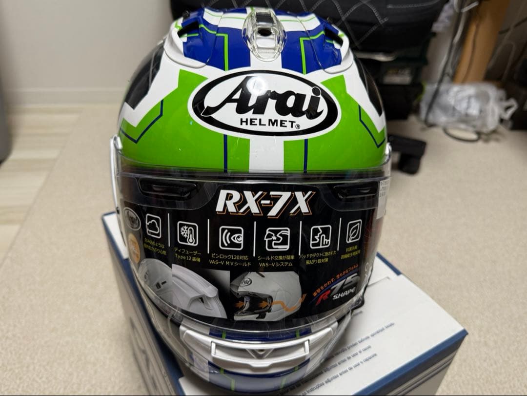 カワサキ限定 Arai RX-7X レアSB2 size59.60