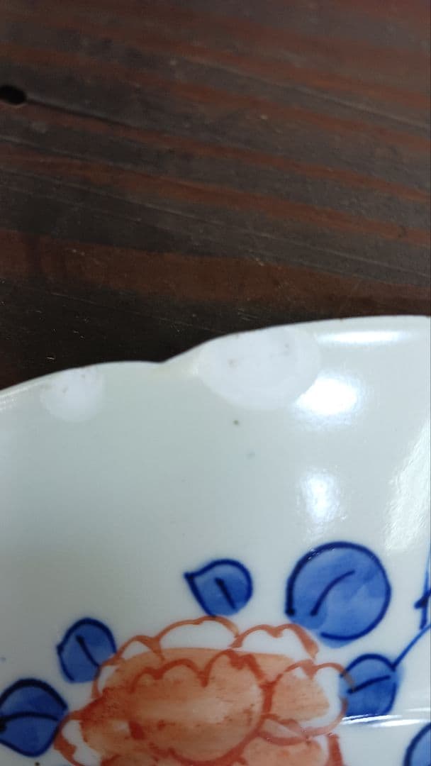 時代物古伊万里色絵錦手金襴手金彩【雲龍鳳凰？鷺図】大皿　冨貴長春　江戸期時代箱付