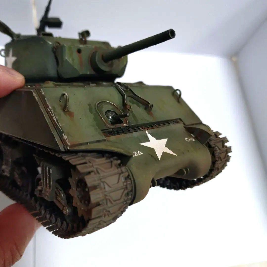 〚塗装済み完成品〛タミヤ 1/35 アメリカ中戦車 ジャンボシャーマン