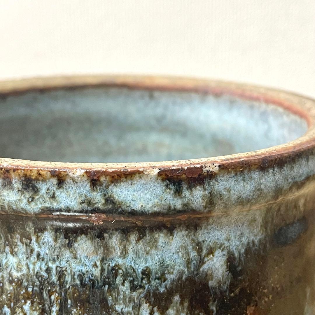 民藝 ふたもの 蓋物 合子 盒子 海鼠釉 検）濱田庄司 河井寛次郎 益子焼