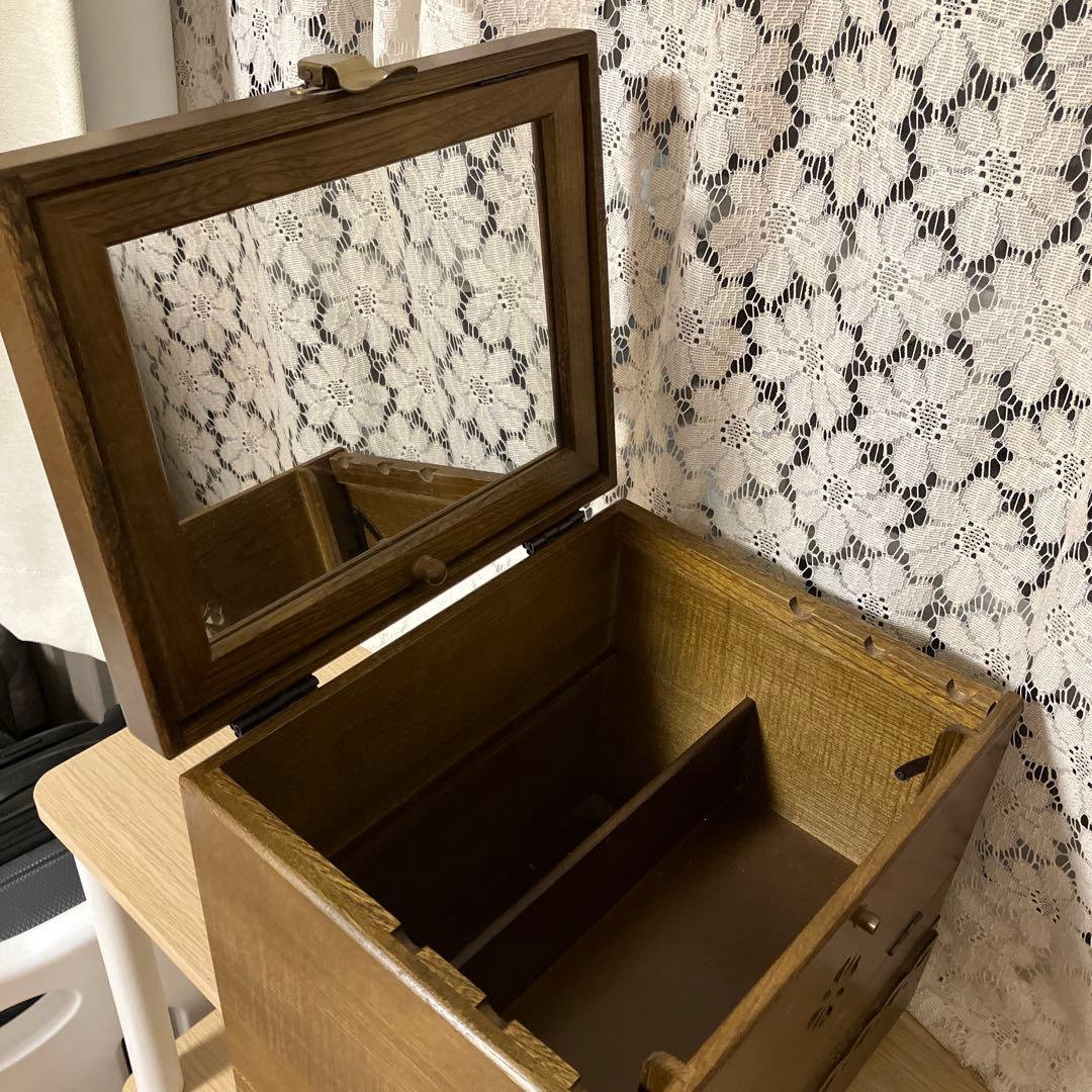 専用◆パリの雑貨屋 木製 メイクボックス FG-266 テーブルドレッサー