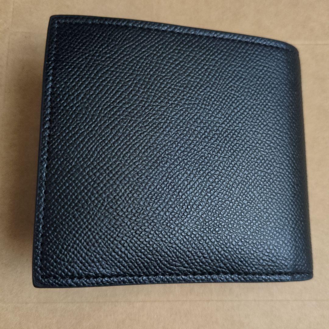 新品未使用COACH 二つ折り財布　レディース メンズ シンプル ブラック