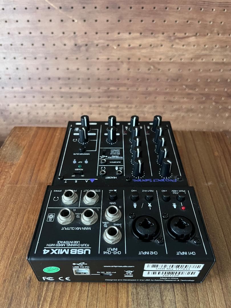 USB MIX 4 アナログミキサー 4チャンネル ART