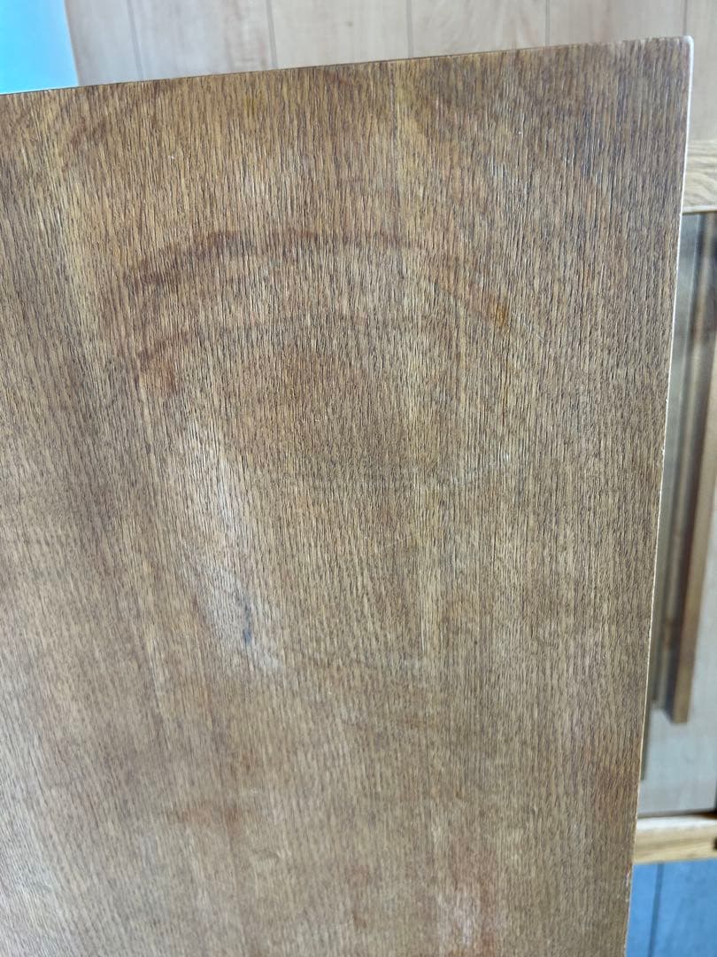 関家具 木製キャビネット W70×D40×H70 ガラス扉付き