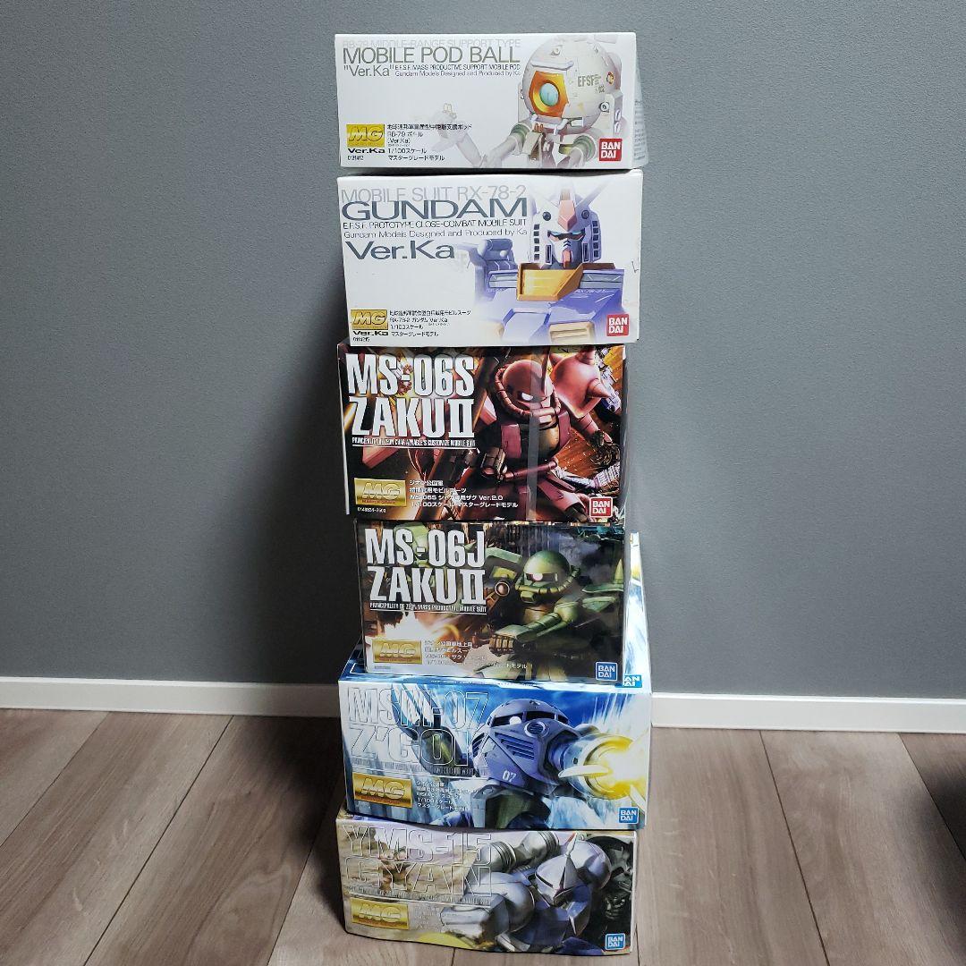 MG ザク シャア ズゴック ギャン ボール ガンダム ka ガンプラ 新品