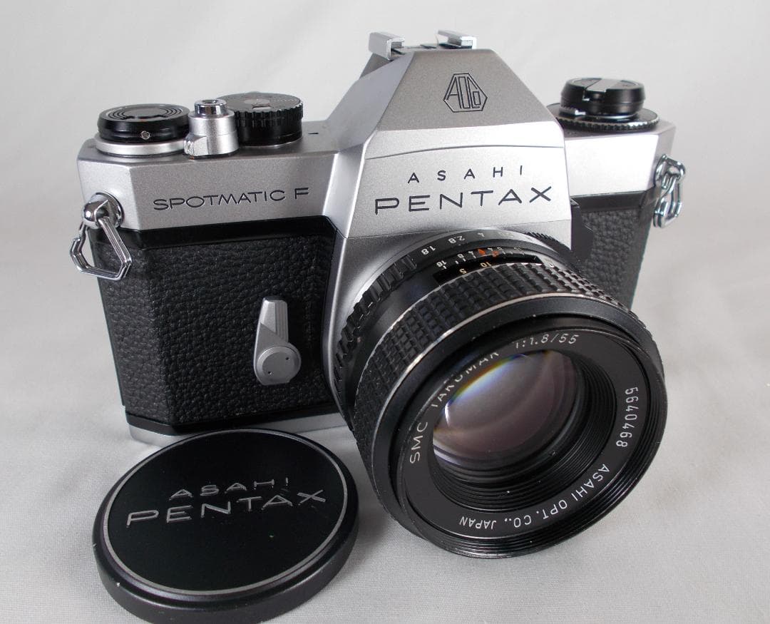 フィルムカメラ 整備済 完動品　Pentax SPF + f/1.8　P234