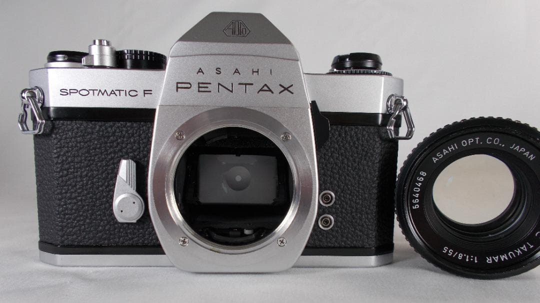 フィルムカメラ 整備済 完動品　Pentax SPF + f/1.8　P234