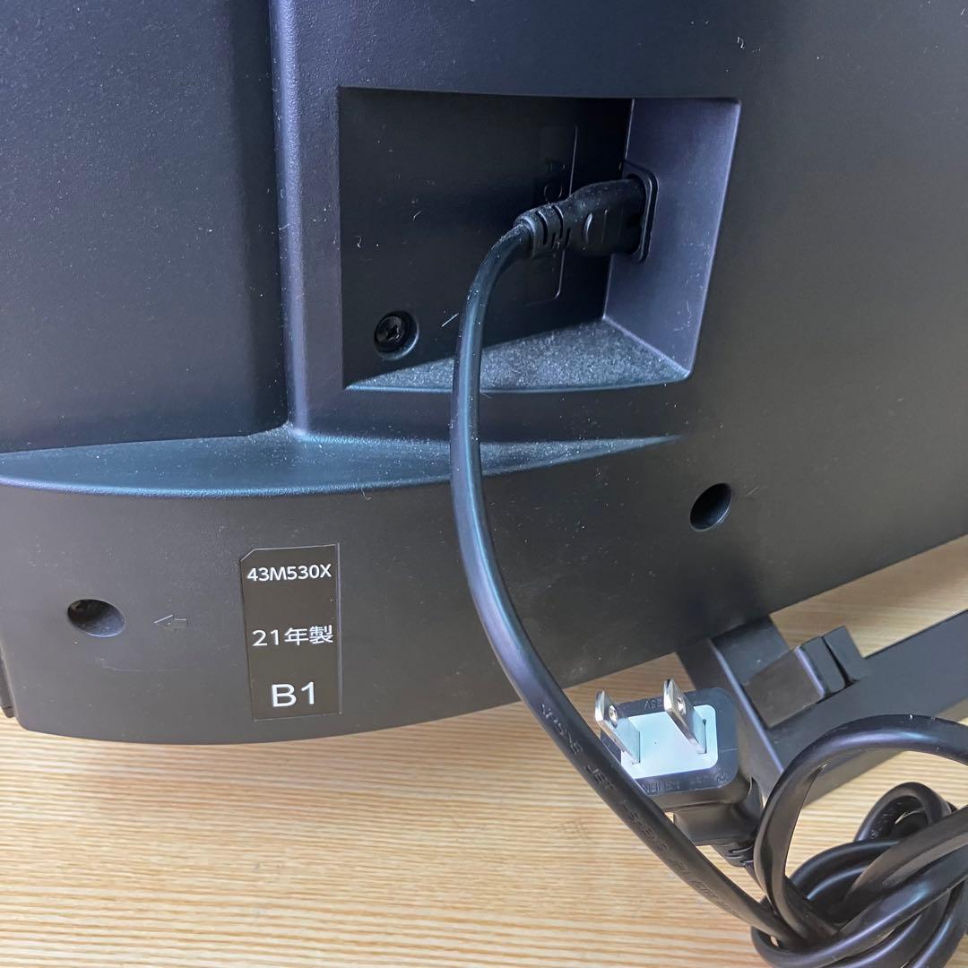 TOSHIBA 液晶テレビ 43M530X 2021年製