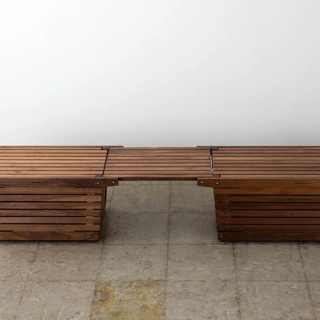 Tikiki コンテナM ウォールナット×2＋エクステンションテーブル