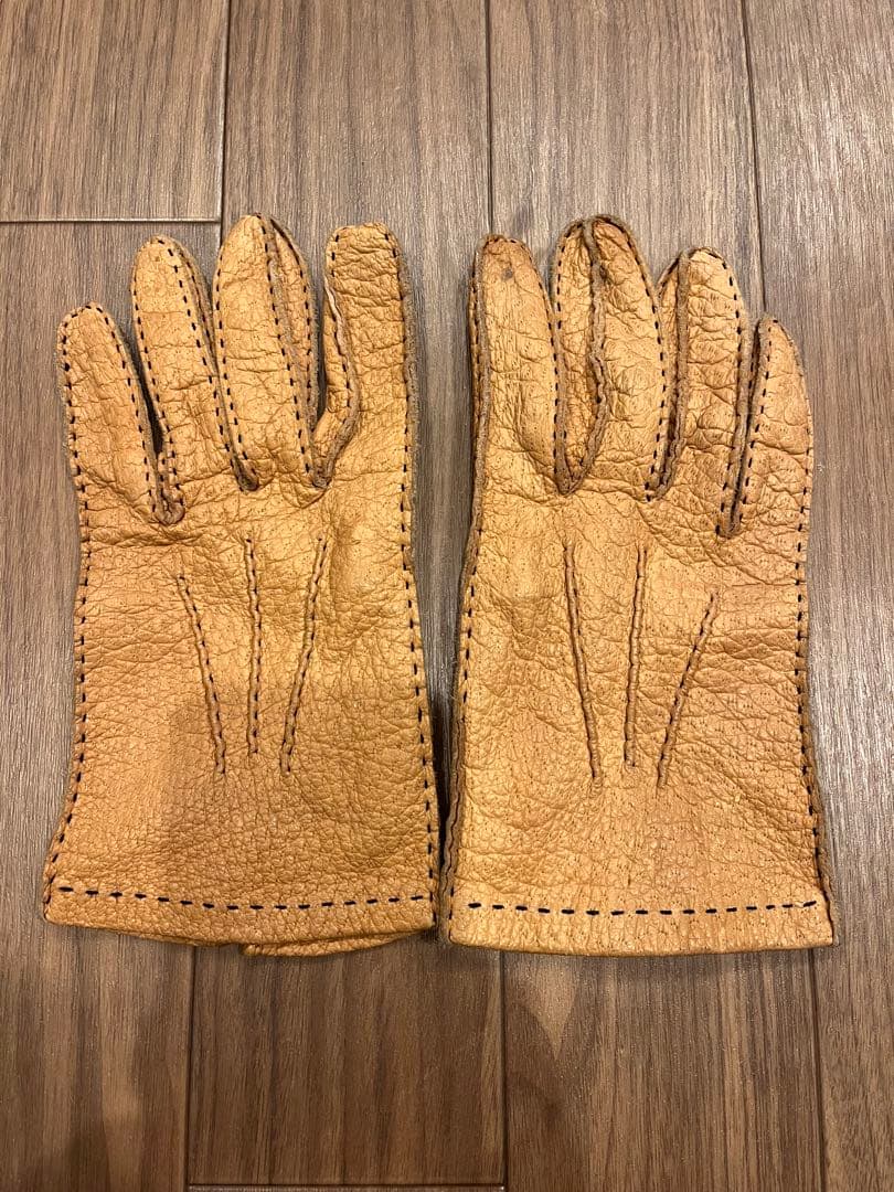 DENTS デンツ　ペッカリー　レザー 手袋 メンズ　値下げ