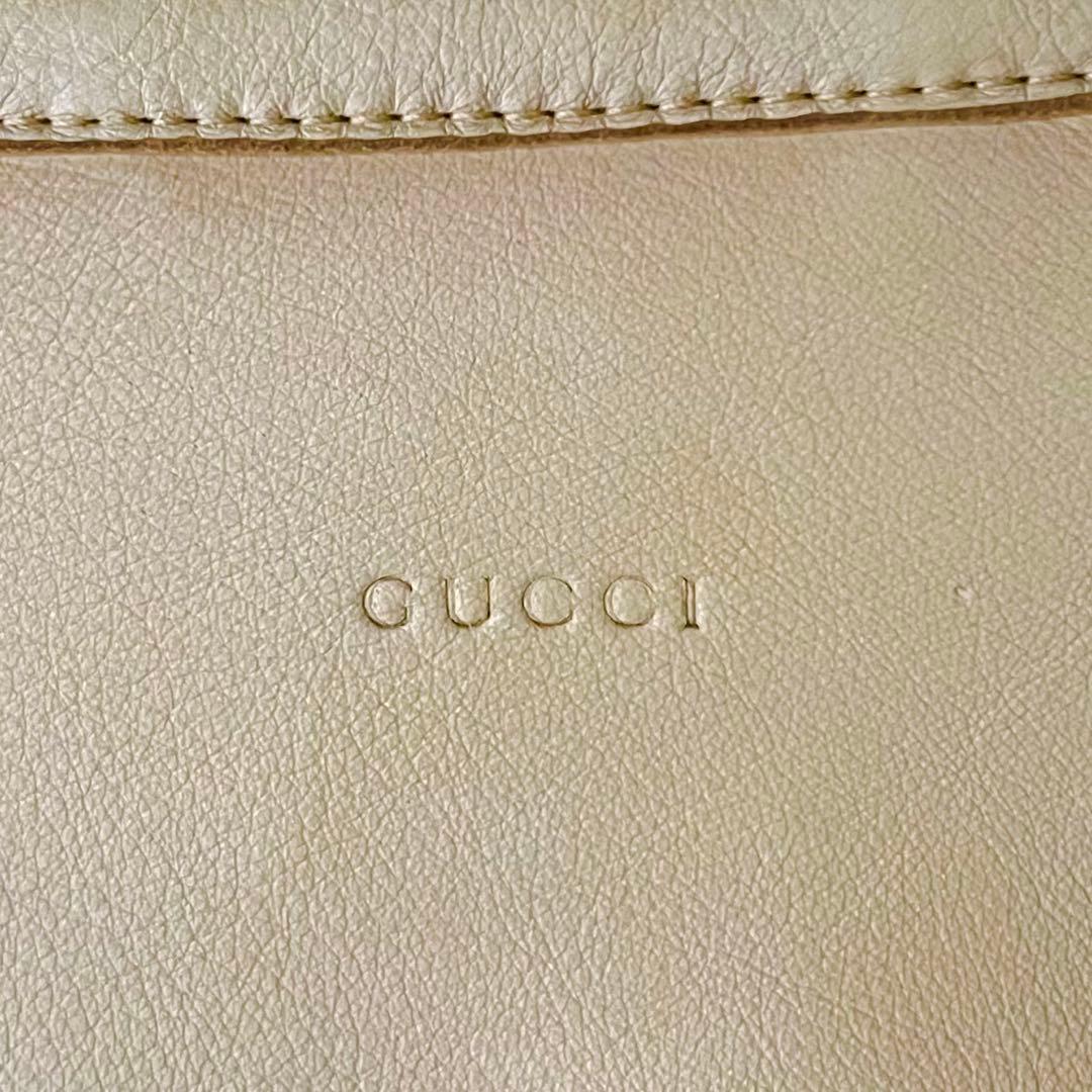 ほぼ未使用 グッチ シングル ライダース レザージャケット 牛革 バイカラー L