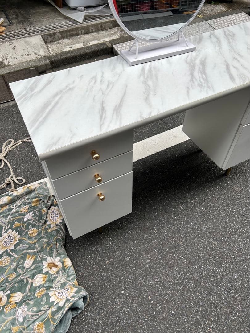 Francfranc エルドラド コスメデスク　鏡つき　ドレッサー