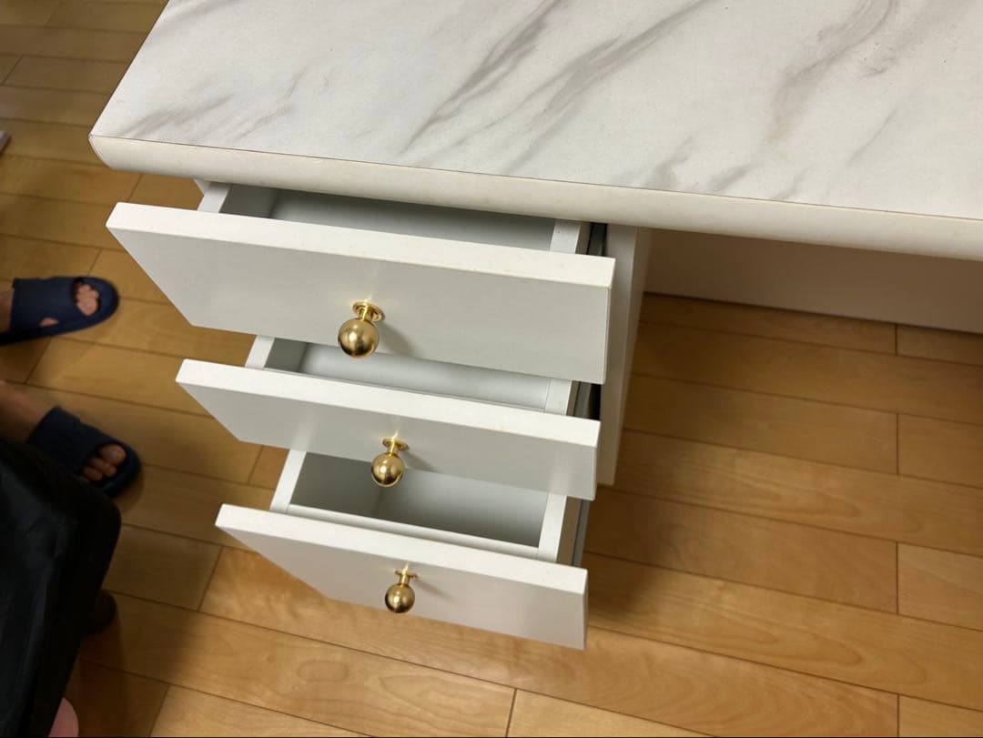 Francfranc エルドラド コスメデスク　鏡つき　ドレッサー