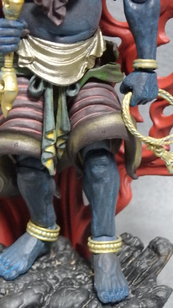 タケヤ式自在置物 不動明王 青不動 リボルテックタケヤ フィギュア 海洋堂