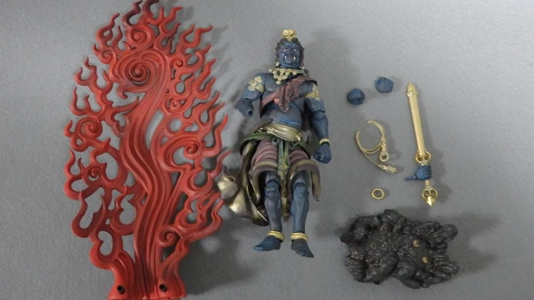 タケヤ式自在置物 不動明王 青不動 リボルテックタケヤ フィギュア 海洋堂