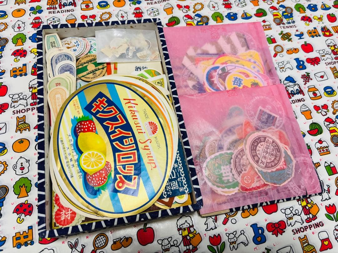 【まだ詰めます！紙モノ 昭和レトロ おすそ分けボックス①】