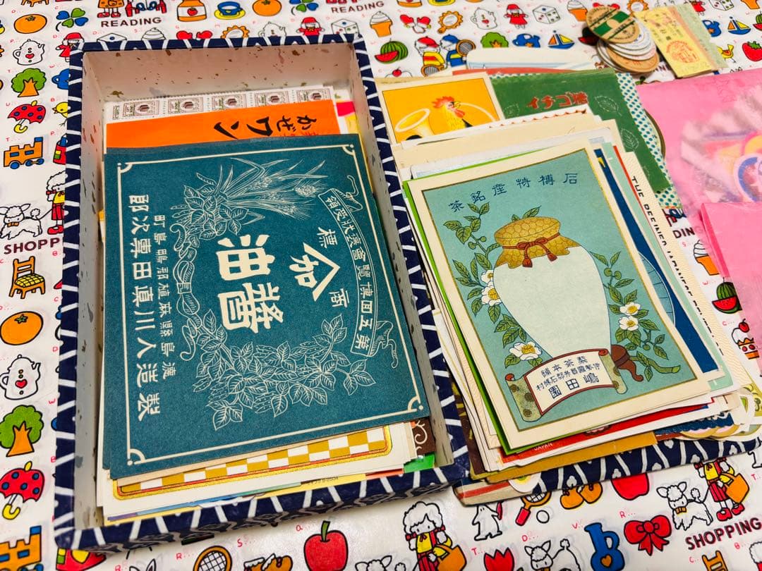 【まだ詰めます！紙モノ 昭和レトロ おすそ分けボックス①】