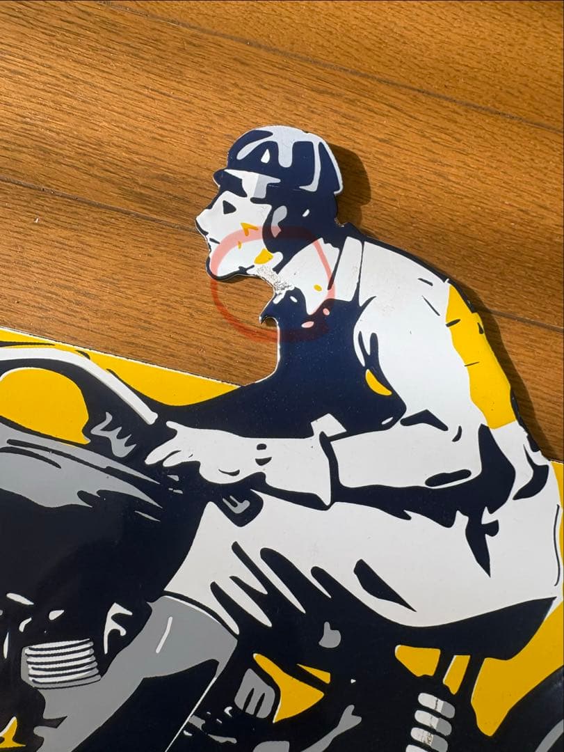 本物　未使用 GOODYEAR Motorcycle tires 琺瑯看板