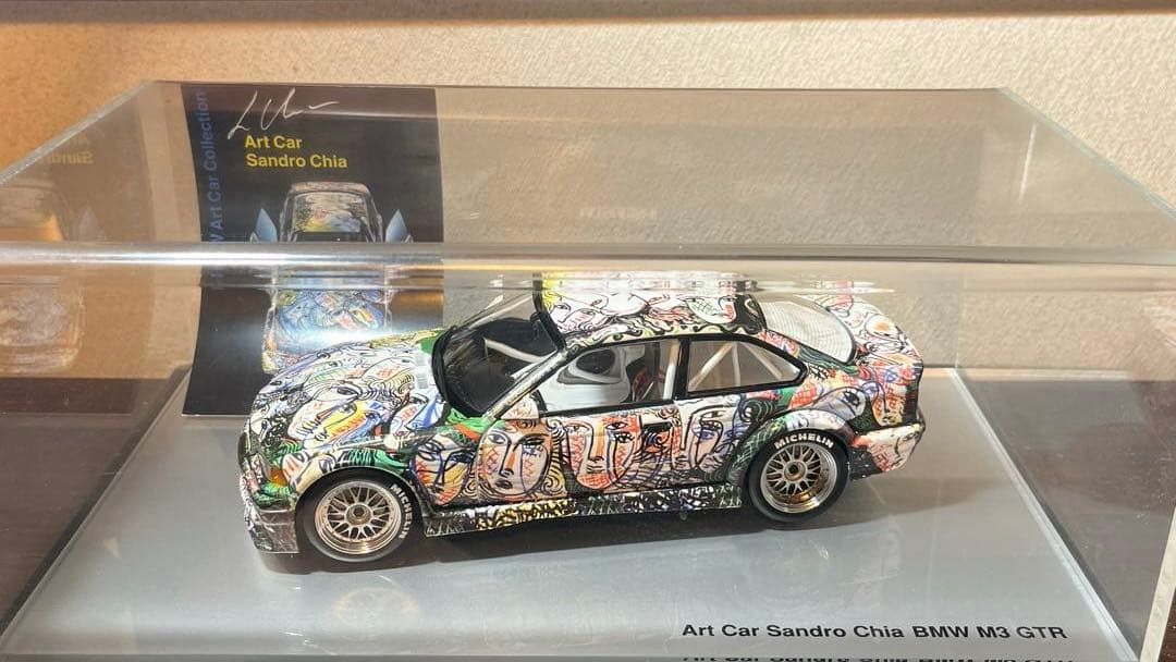 超レアモデル❗️ミニカー 1/18 ミニチャンプス BMW M3 アートカー