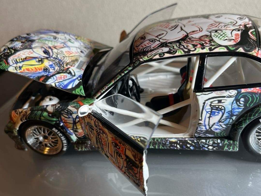 超レアモデル❗️ミニカー 1/18 ミニチャンプス BMW M3 アートカー