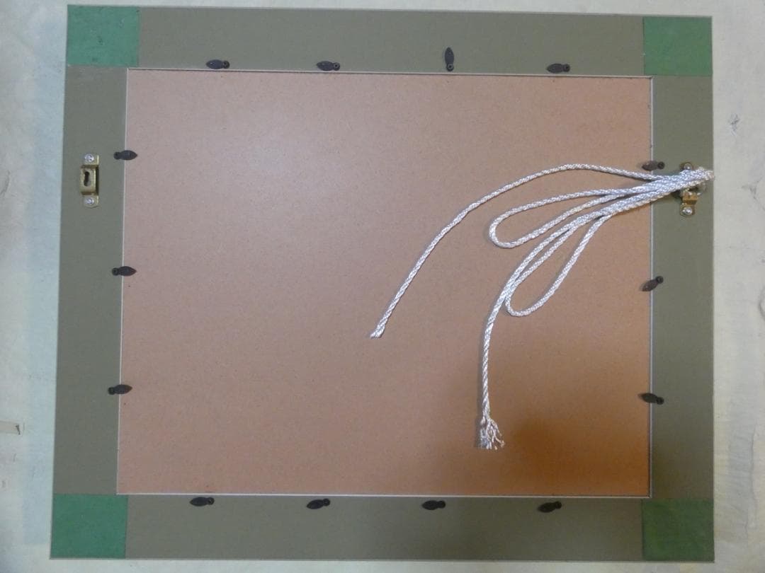 油絵　藤井勉　 F6 【　風　】手描き　　額付き