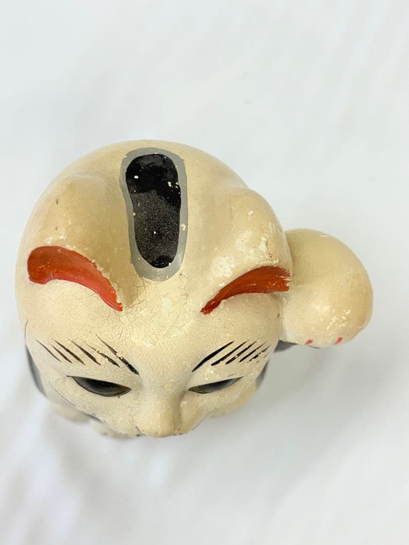 まねきねこ 招き猫 縁起物 貯金箱 猫 アンティーク レトロ