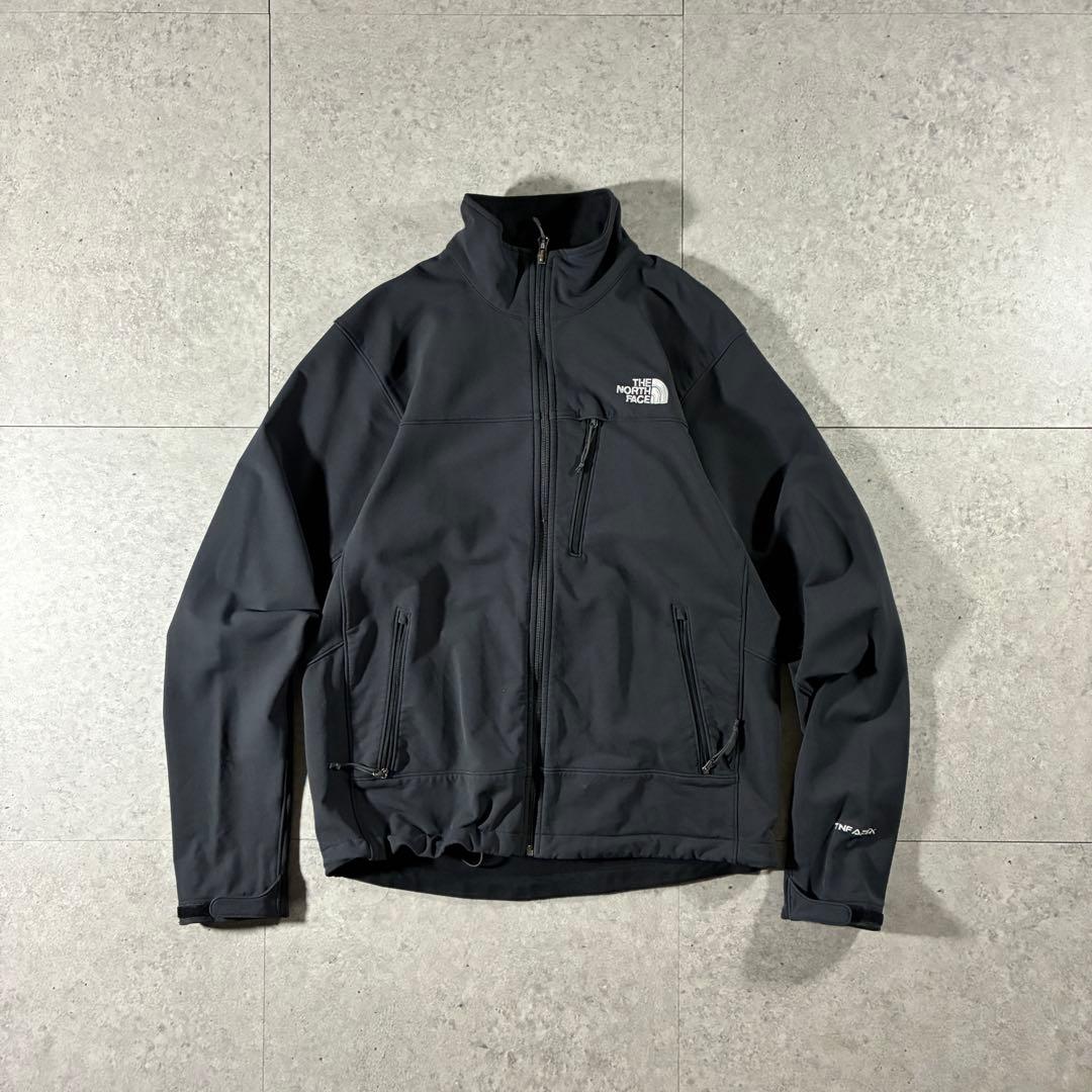 THE NORTH FACE TNF APEXソフトシェルジャケット刺繍ロゴ