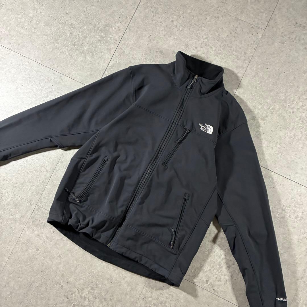THE NORTH FACE TNF APEXソフトシェルジャケット刺繍ロゴ