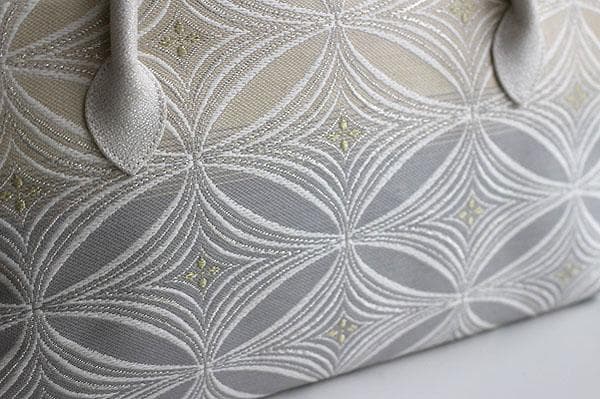 新品未使用 ！！特別セール！！京都 西陣 正絹 帯使用 利休バッグ 25917